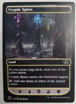 MTG Magic The Gathering Card Cryptic SpiresLand Double Masters 2022 - Image 1