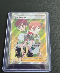 Pokemon TCG Shining Fates Ultra Rare Holo Full Art Gym Trainer Card 068/072 - Image 2