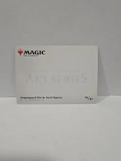 Dragonsguard Elite Art Card (16/81) Art Series: Strixhaven Regular - Image 2