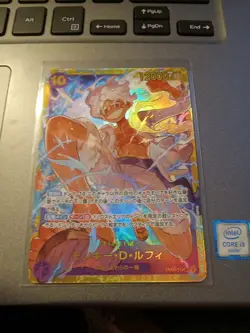 One Piece Card Secret Rare Monkey D. Luffy OP05-119 SEC NM Japanese - Image 1