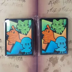 65 Ct Pokemon TCG Paldea Evolved ETB Card Sleeves (2 Pack Lot) SEALED - Image 1