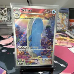 Pokemon Wailord Illustration Rare 162/159 SV09 Journey Together Holo 240HP - Image 1