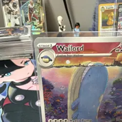 Pokemon Wailord Illustration Rare 162/159 SV09 Journey Together Holo 240HP - Image 2