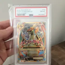 Pokemon XY Evolutions M Charizard EX Full Art Holo #101/108 PSA 8 - Image 1
