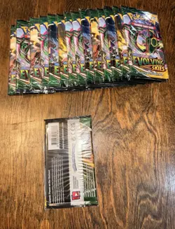 Pokemon TCG Evolving Skies 15 Booster Packs Sealed English Lot - Image 3