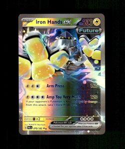 Custom Holo Iron Hands Card Iron Hands EX Card READ DESCRIPTION BELOW - Image 1