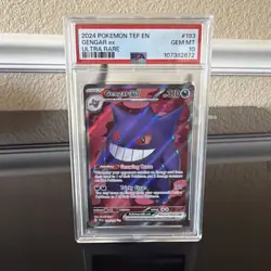 2024 Pokemon Temporal Forces Gengar ex #193/162 PSA 10 GEM MINT - Image 1