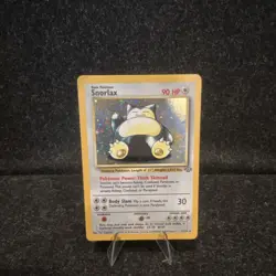 Pokemon Snorlax Jungle 11/64 Holo Rare 90 HP Unlimited 1999 English WOTC - Image 1