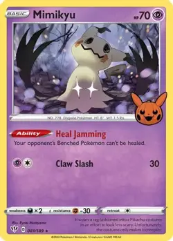 Mimikyu 081/189 Holo Promo Trick or Trade BOOster Pokemon NM/M - Image 4