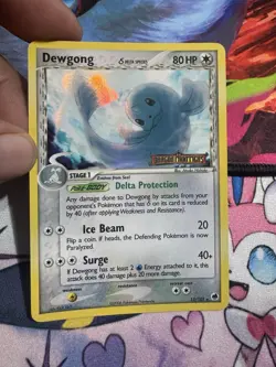Pokemon TCG Dewgong Delta Species EX Dragon Frontiers Reverse Holo - Image 3