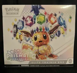 Pokemon TCG Scarlet & Violet Prismatic Evolutions Elite Trainer Box Eevee 2025 - Image 1