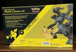 Pokemon TCG Pikachu & Zekrom-GX Tag Team Premium Collection - Evolving Skies New - Image 2