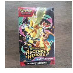 Pokemon Mega Evolution Ascended Heroes Booster Box 6 Packs Dragonite - Image 1