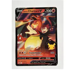 Pokemon Lance's Charizard V SWSH133 Sword & Shield Promo Holo HP220 - Image 1