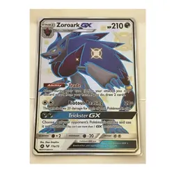 Pokemon Zoroark GX Full Art Alternate Art Promo Holo 077A/073 210 HP - Image 1