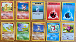 Base Set & Jungle Common & Uncommon 10x Vintage Pokemon Bulk Lot - Image 1