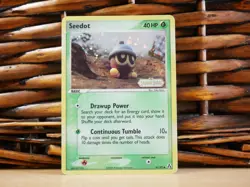 Pokemon SEEDOT 61/92 REVERSE HOLO SWIRL | LP Light Play | EX Legend Maker | 2006 - Image 2