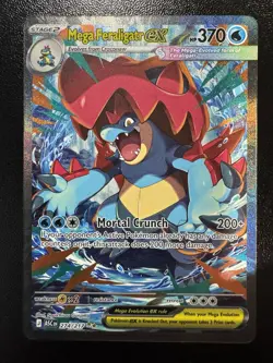 Mega Feraligatr ex 274/217 Ascended Heroes Special Illustration Rare Pokemon NM - Image 1