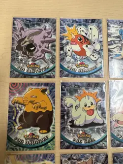 POKEMON 2000 TOPPS TV ANIMATION EDITION 1999-2000 SERIES NON HOLO LOT of 9 - Image 5