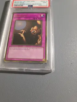 2011 YU-GI-OH! KOREAN GOLD SERIES #KR018 TRAP HOLE GS03-GOLD RARE Psa 9 Pop 1 - Image 2