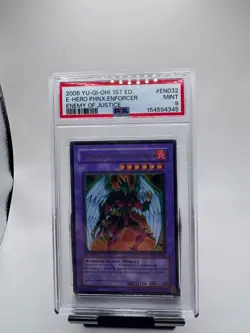 Elemental Hero Phoenix Enforcer - YuGiOH - EOJ EN032 - Ultra Rare - 1st PSA 9 - Image 1