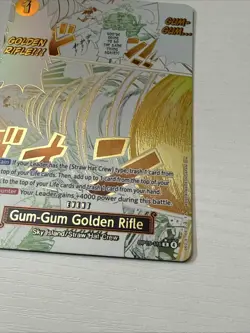 One Piece Adventure on Kami's Island Gum Gum Golden Rifle OP15-116 Alt Art NM - Image 3