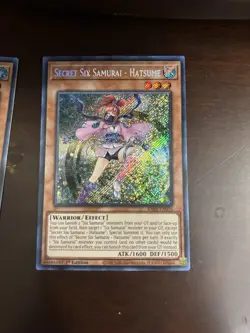 Yu-Gi-Oh Secret Six Samurai Hatsume Secret Rare Card RA03-EN016 - Image 1
