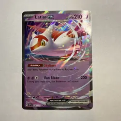 Pokemon TCG Latias EX Surging Sparks Scarlet & Violet Double Rare Card 76/191 - Image 1