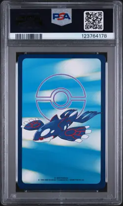 2003 POKEMON SAPPHIRE VERSION PLAYING CARDS JOKER KYOGRE PSA 9 - Image 2