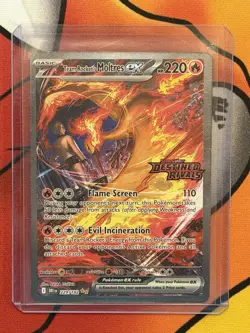 Team Rocket's Moltres ex - (Destined Rivals Stamp) 229/182 Miscellaneous Cards & - Image 1