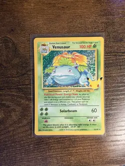 Venusaur 15/102 Celebrations: Classic Collection Holo NEAR MINT Pokemon tcg card - Image 1