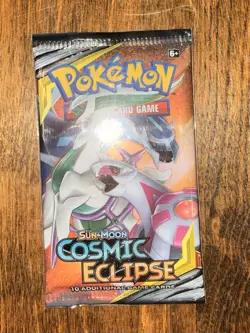 Pokemon Cosmic Eclipse Booster Pack (2) 10 Cards Sun & Moon TCG English - Image 1