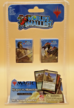 World's Smallest Magic: The Gathering Duel Decks Heroes vs. Monsters Card Game - Image 1
