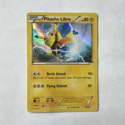 Pokemon Pikachu Libre (Promo Holo) 30/30 XY Trainer Kit Basic 80 HP Card - Image 1