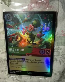 Disney Lorcana TCG - 16/D23 Mad Hatter - Unruly Eccentric - Foil Card - Image 4