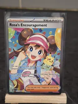 POKEMON TCG NM ROSA’S ENCOURAGEMENT SIR 115/080 Perfect Order Chase Card New - Image 1