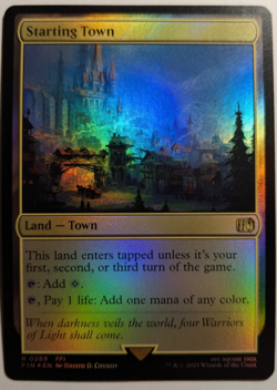 Starting Town Final Fantasy Foil MtG 289 - Image 1