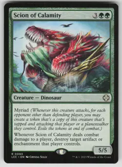 Scion of Calamity Rare Commander: The Lost Caverns of Ixalan 93 MTG Near Mint - Image 1
