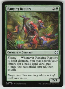 Ranging Raptors Uncommon Commander: The Lost Caverns of Ixalan 249 MTG Near Mint - Image 1