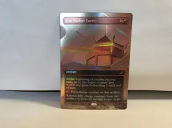 Fire Nation Turret, Borderless Art Foil, Avatar, Magic MTG NM - Image 1