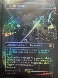 The Masamune (Borderless) (Foil) Magic MTG Final Fantasy 0391 - Image 1