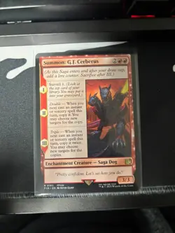 MTG Summon GF Cerberus Rare NM/M Final Fantasy - Image 1