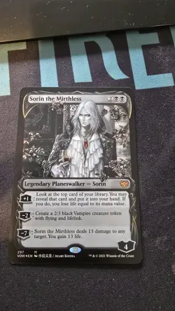 MTG Sorin The Mirthless Promo Foil (Mkm Nm/ex) - Image 2