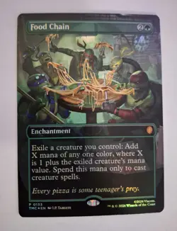 Food Chain (Borderless) Commander: Teenage Mutant Ninja Turtles Foil - NM - Image 1