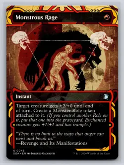 Monstrous Rage 45 Secrets of Strixhaven: Mystical Archive NM - Image 1