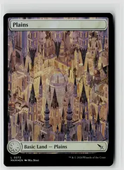 MTG MKM Karlov Manor Plains (Full Art) 272 Foil x4 NM Land - Image 1
