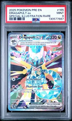 2025 POKEMON PRISMATIC EVOLUTIONS SPECIAL ILLUSTRATION RARE DRAGAPULT EX PSA 9 - Image 1