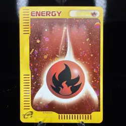 2002 Pokemon Japanese Fire Energy Holo McDonald's (Near Mint) Pokemon Card - Image 1