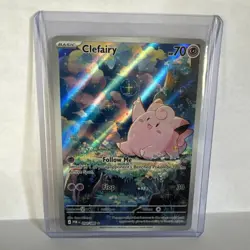 Clefairy Pokemon TCG 094/088 SV09 Perfect Order Full Art Holo Illus Rare IR Mint - Image 1