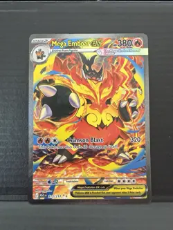 Mega Emboar EX #273 Ascended Heroes. SIR. Pack Fresh! Near Mint! Pokemon TCG - Image 1
